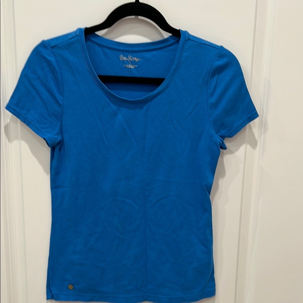 Lilly Pulitzer Vibrant Blue Short Sleeve Tee